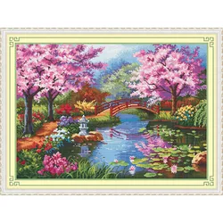 Hot Sale Craft Home Wall Decoration Cross Stich Stitchwork 80*60cm Cotton Cross Stich Kit