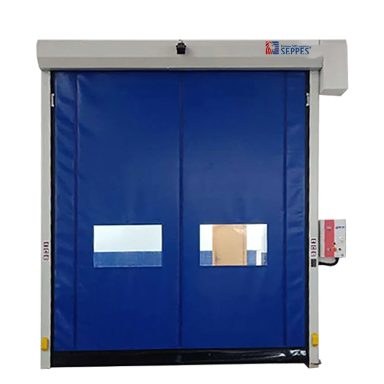 Vinyl Fast Roll Up Door Industrial Automatic Pvc Fabric Roll Up High Speed Door