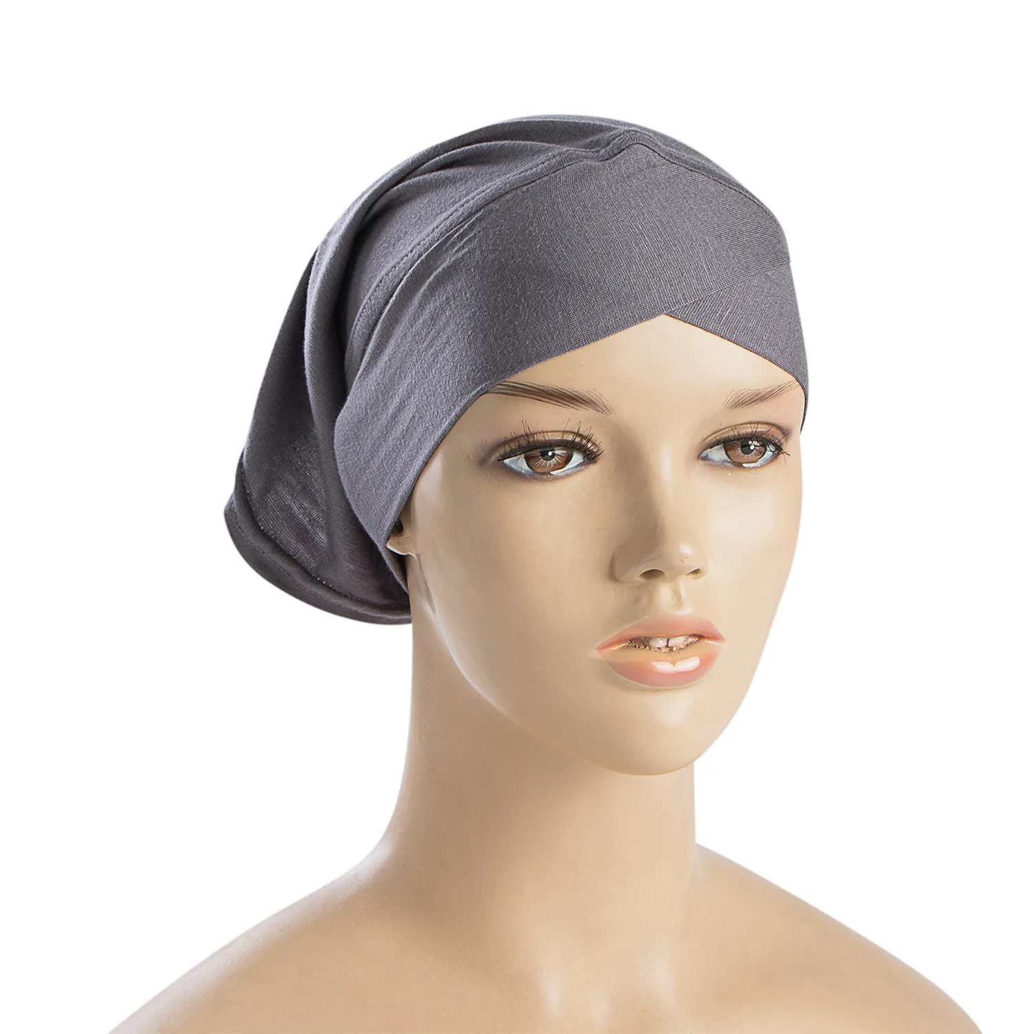 GLS110 Custom Mercerized Cotton Muslim Women Underscarf New Fashion Bonnet Scarf Turban Hat Inner Hijab Caps
