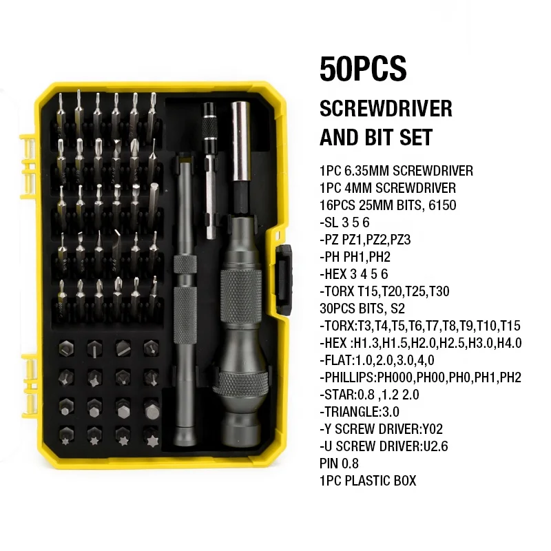 Charging Display Rechargeable Screwdriver Tool Mini Electric Screwdriver Battery Charging Precision Screwdriver 2023 New 50 in 1