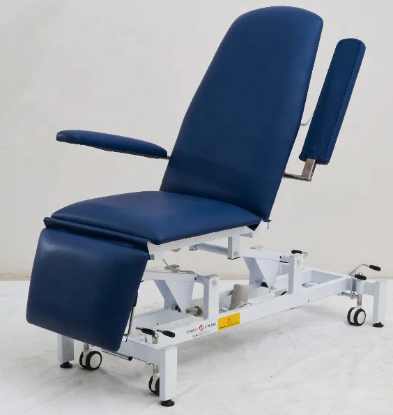 clinic Hospital Electric physiotherapy table bed Blood Dialysis phlebotomy Collection treatment Chair