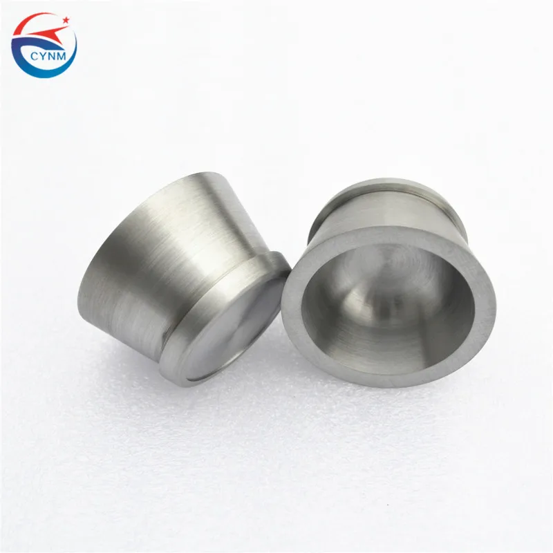 Customized size high temperature tungsten curicble wolfram pot for evaporation coating