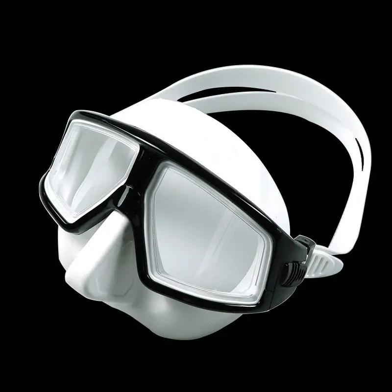 Hot selling low volume silicone Professional dive mask for Freediving