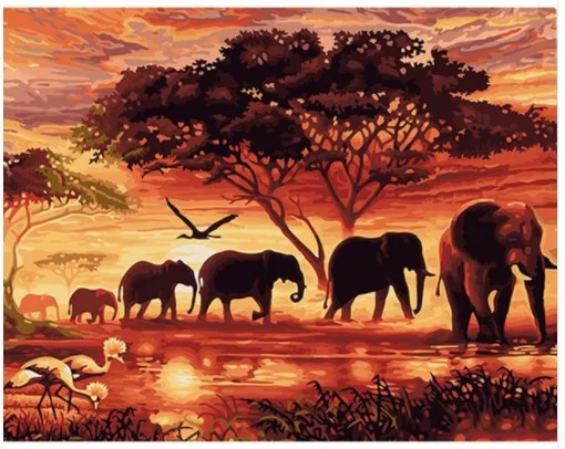 Картины маслом по номерам морской пейзаж для детей и взрослых, картина маслом для украшения дома