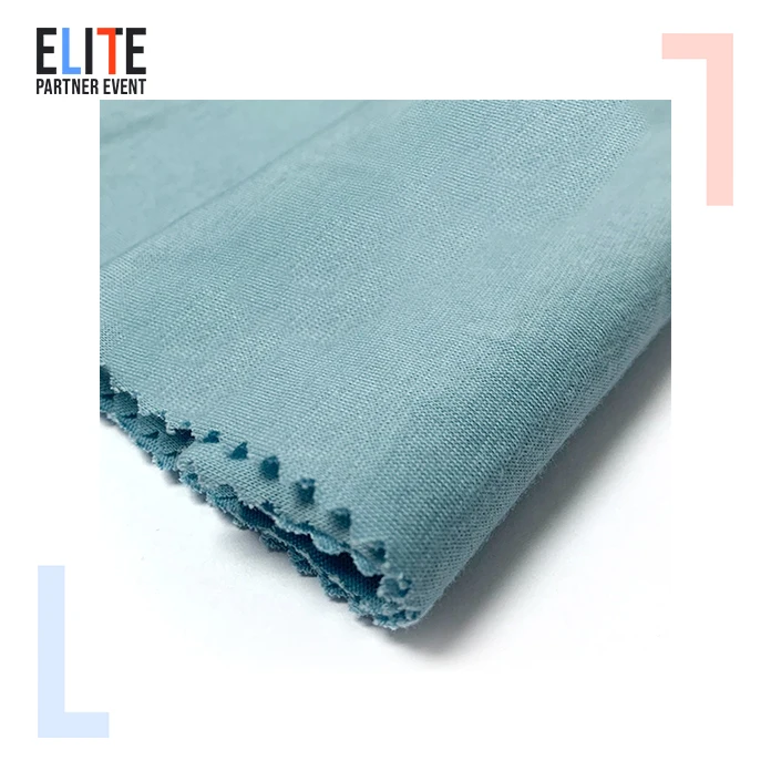 Дышащая и мягкая ткань из бамбукового волокна, 95% бамбуковая вискоза, 5% спандекс, трикотажная ткань для домашней одежды