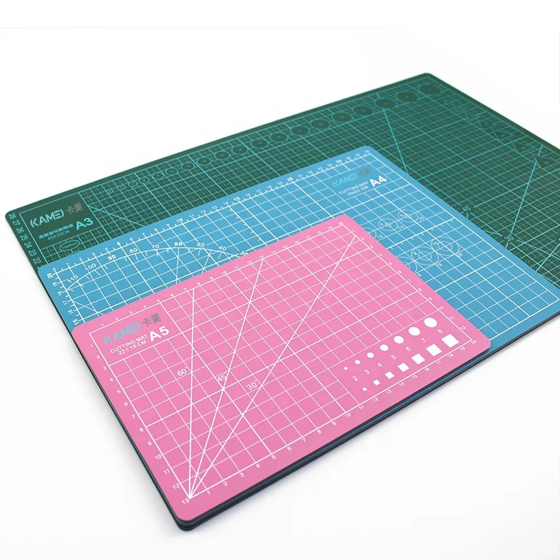 Top selling products 2025 A3 5 layers self healing double faced flexible pvc cutting mat for custom size cutting mat