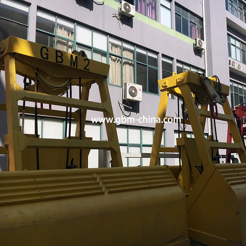 Bulk vessel remote control grab bucket 12m3 25t capacity