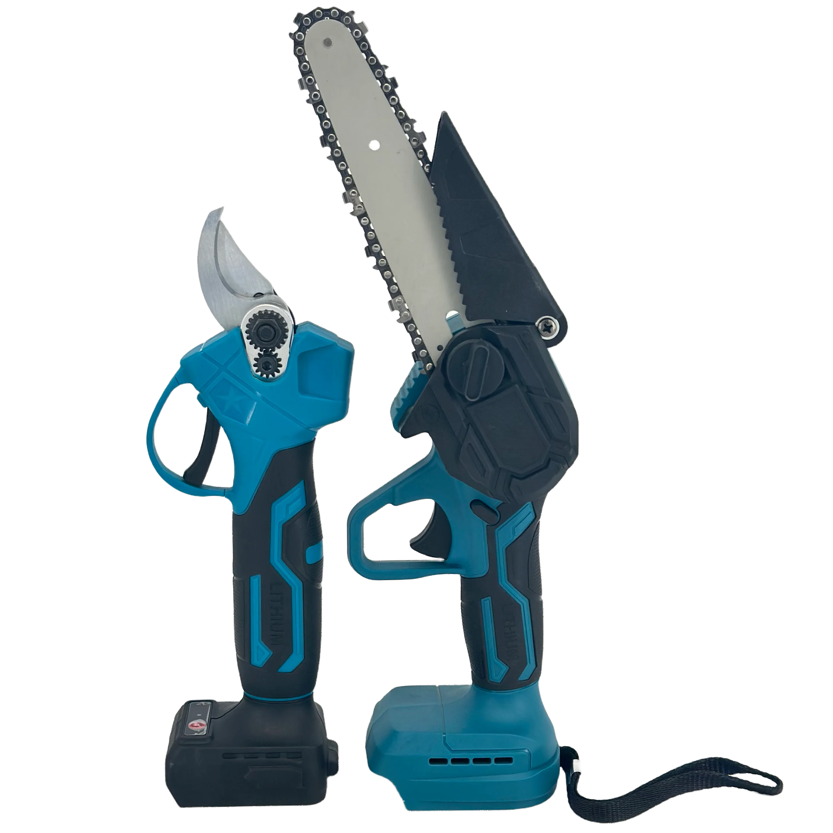 BOLIU OEM Cordless Hand-Held Pruning Shears Mini Chainsaw Combo Plastic Mini Garden Combination Tool Set Mini Garden Tool Set