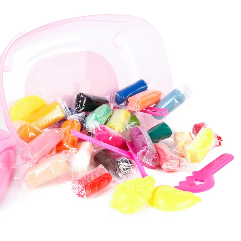 YIHENG Color clay 24 colors plus mold big lunch box packaging dream puzzle flavor plasticine