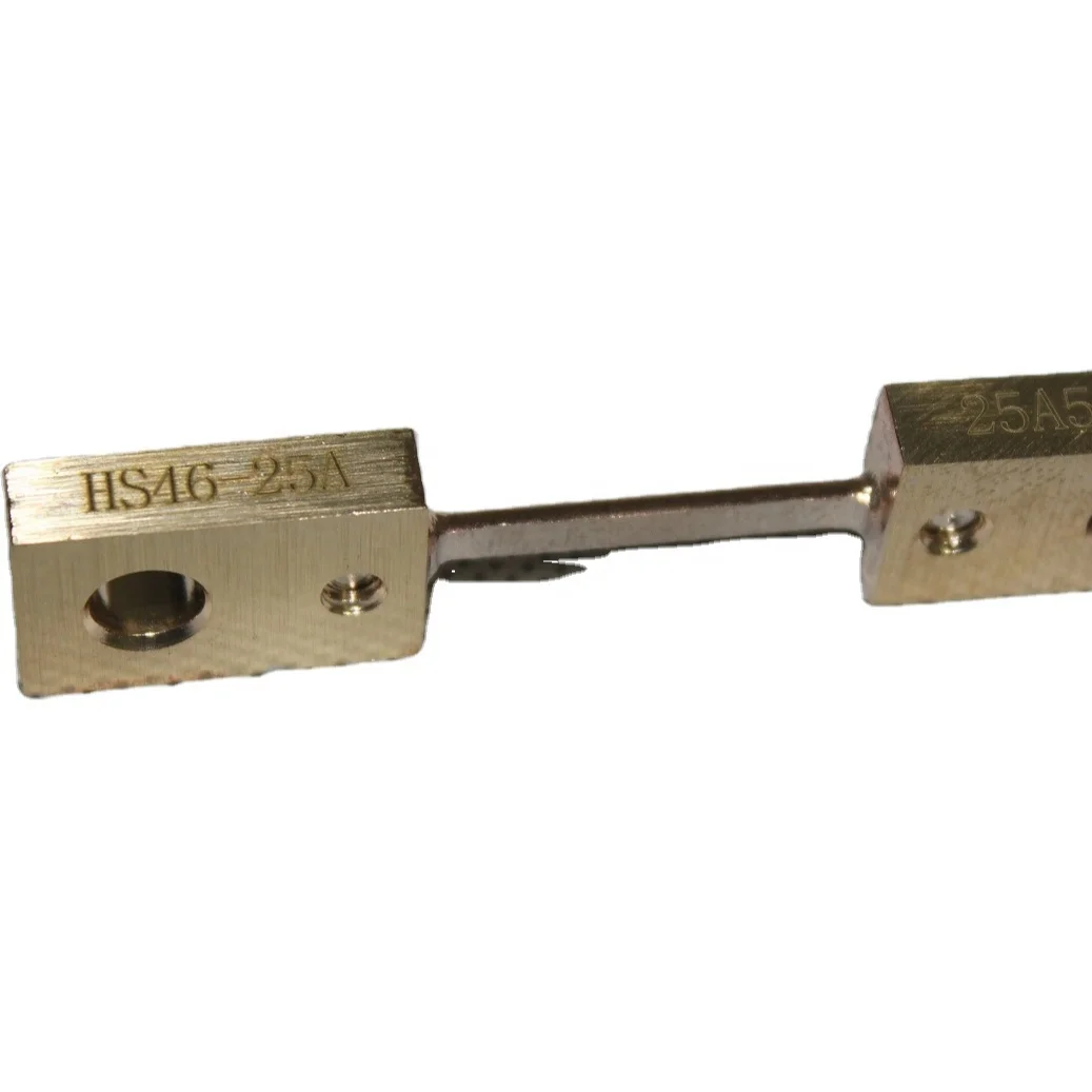 10A,20A,50A/60mV 75mV 100mV Manganin Copper DC Shunt 0.5Class Measuring Shunt Resistor for Analog Ammeter