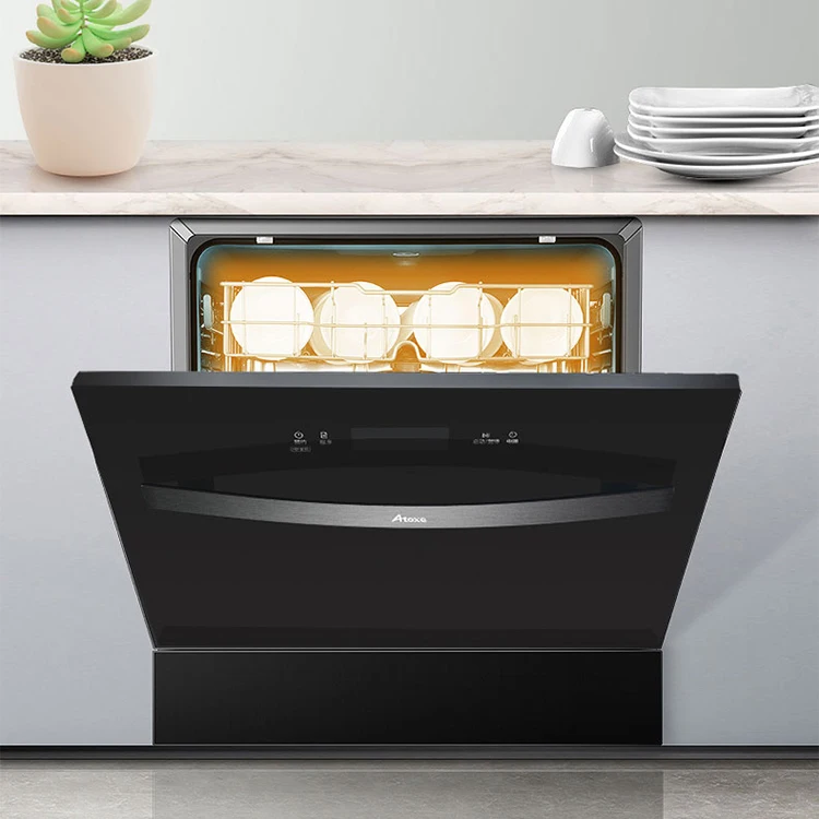 buit-in dishwasher automatic dishwash machine home major kitchen appliance with 12 sets of tableware