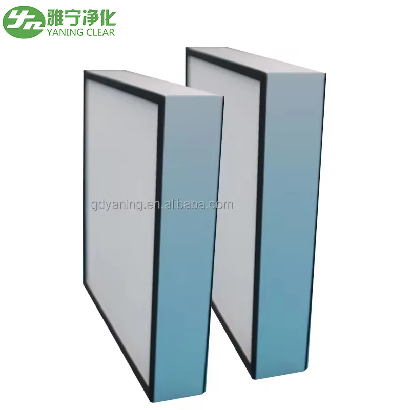 HEPA Filter H13 H14 Customized HVAC Air Filters  Air Condition Pleated HEPA Air Filter