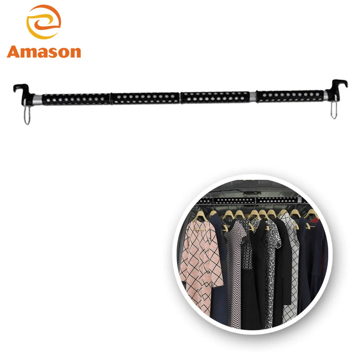 Car Expandable Clothes rob Automotive Clothes Hanger bar