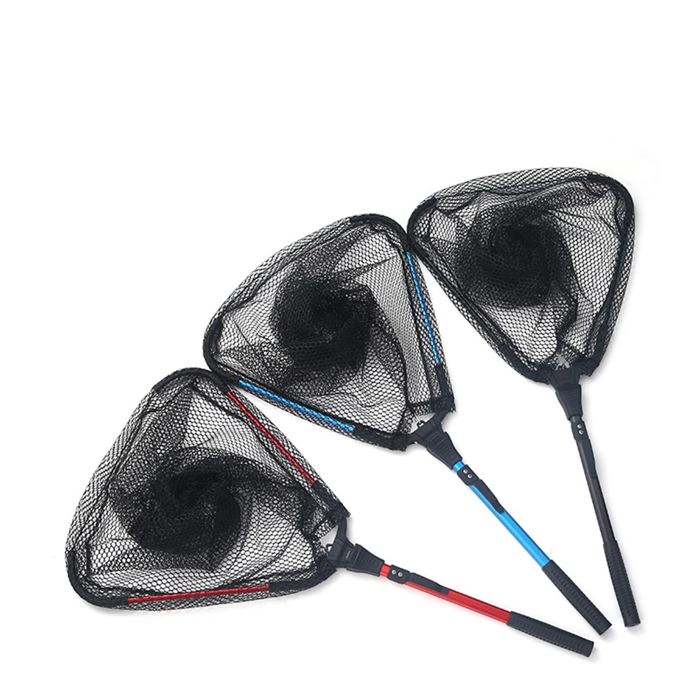 Manufacturer 78cm Free Expansion Consolidated  Fish net Portable Fishing Net  Nylon Fiber Hand Fishing Nets