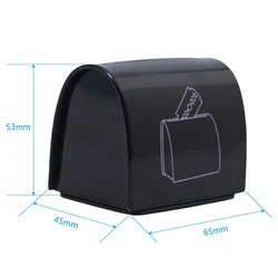 BAILI salon use container portable small storage recycling safety razor blades bank box tin disposal blade case