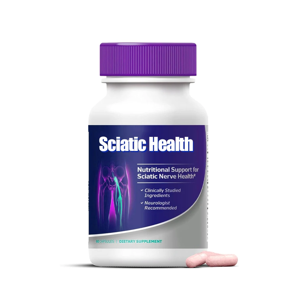 Private Label Herbal Health Products Vitamin Sciatic Nerve Health Formula Capsule Supplement Sciatica Pain Relief Pill Capsule