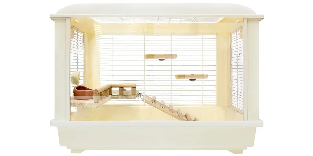 Fashion Hamster Small Animal Plastic Pet Rodent Rat Acrylic Cages with Several Accessories