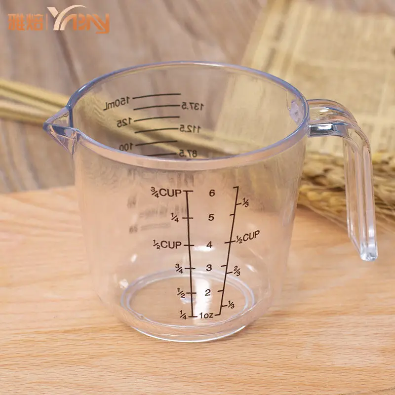funnel flour liquid easy clean plastic100ml food grade water kitchen measuring cup