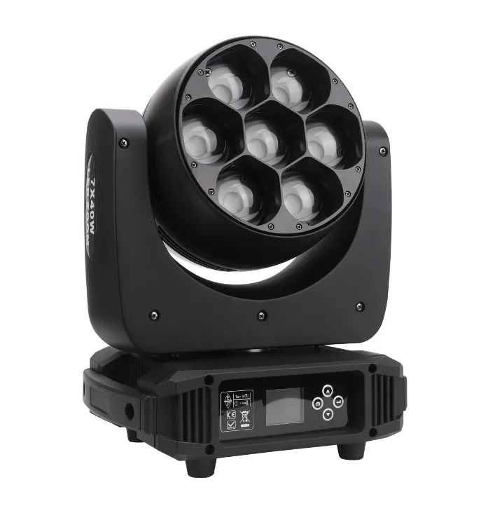 7*40W LED stage light Zoom Moving Head Light DMX512 with remote control