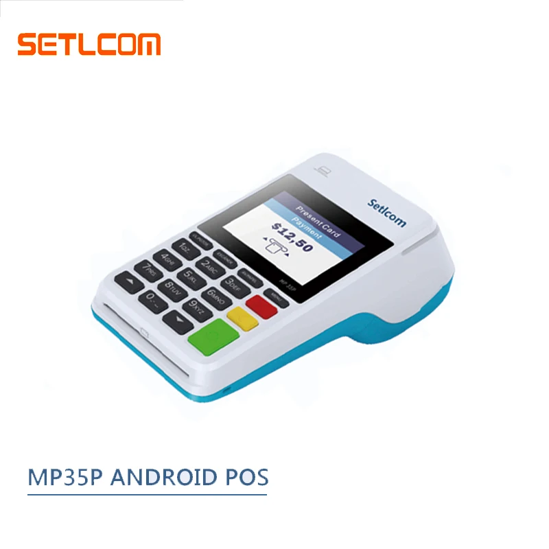  SETLCOM MP35P Android 5.0 mobile NFC IC/credit card reader Printer billing machine portable pos