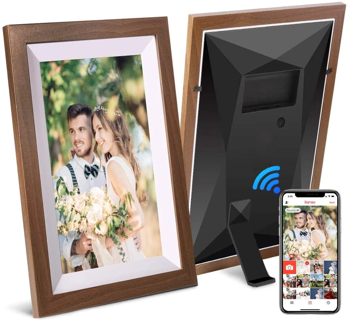 10 1 дюймов 16 Гб Смарт WiFi цифровая фоторамка приложение Frameo отправляет фотографии/маленькие видео из любого места