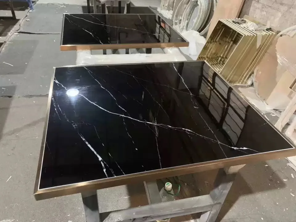 T-DT-A001 Modern light luxury simple negotiation dining table