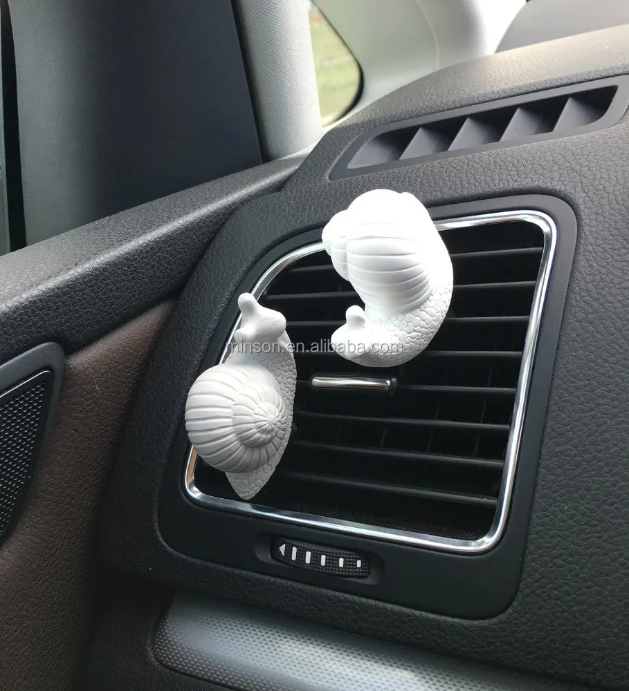 Natural Stone Gypsum Diffuser Perfume Car Plaster Fragrance Set Ceramic Aroma Scent Stone For Car Decorative