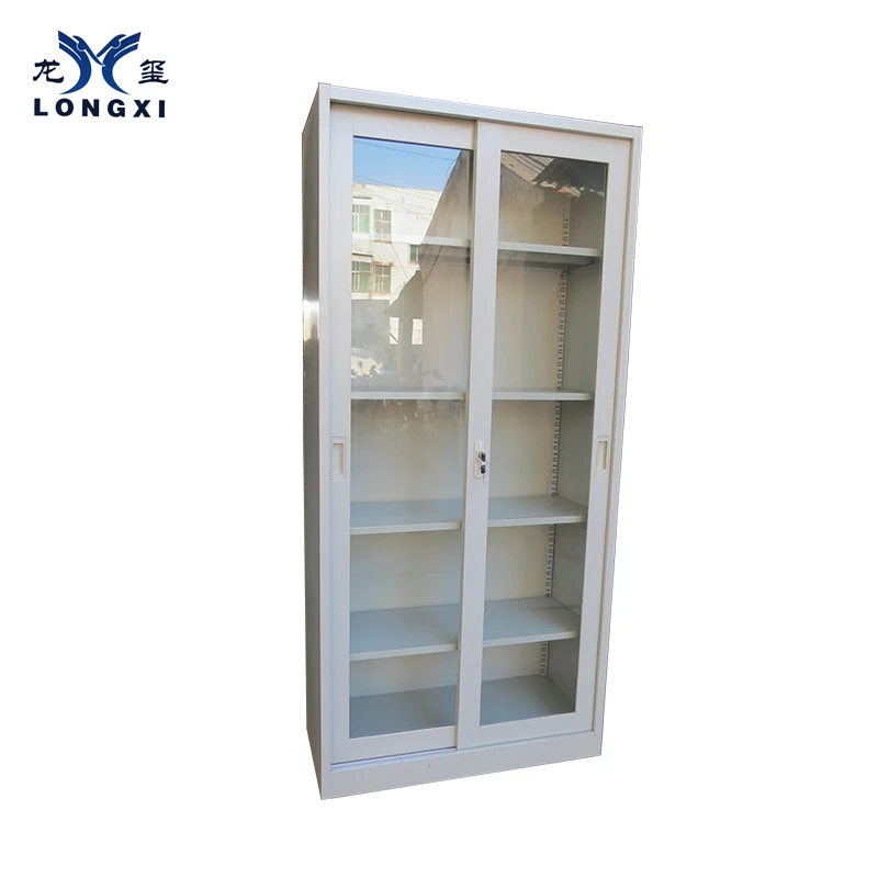 Размерная Настройка отличное качество Заводская розетка раздвижной шкаф для гаража двойные двери стальные шкафы хранения документов металлические