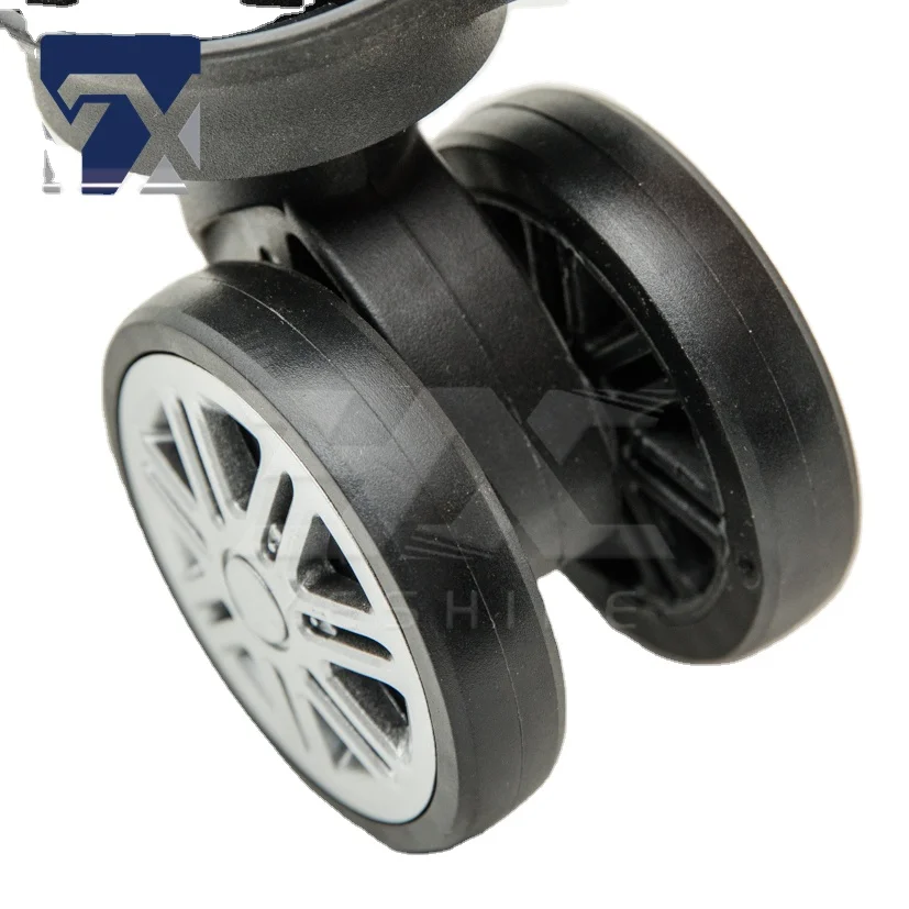 Wear Resistant Steering Flexible Replacement Plastic Luggage Bag Wheels
