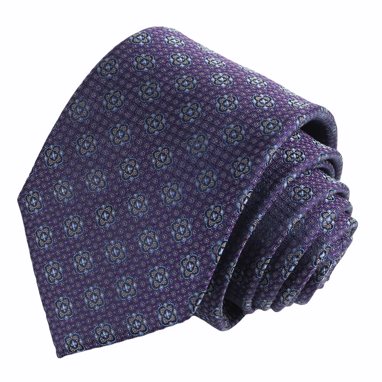 Factory Wholesale/Custom OEM Service Floral Pattern Necktie 100% Handmade Low Price Fashion Luxury Silk Woven Tie For Men