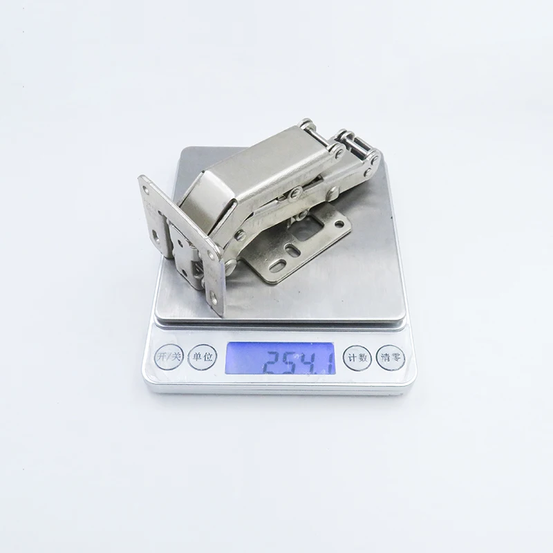 165 Degree Soft closing Corner Hinge Clip-on Furniture Kitchen Concealed Hinge Cabinet hinge Slow