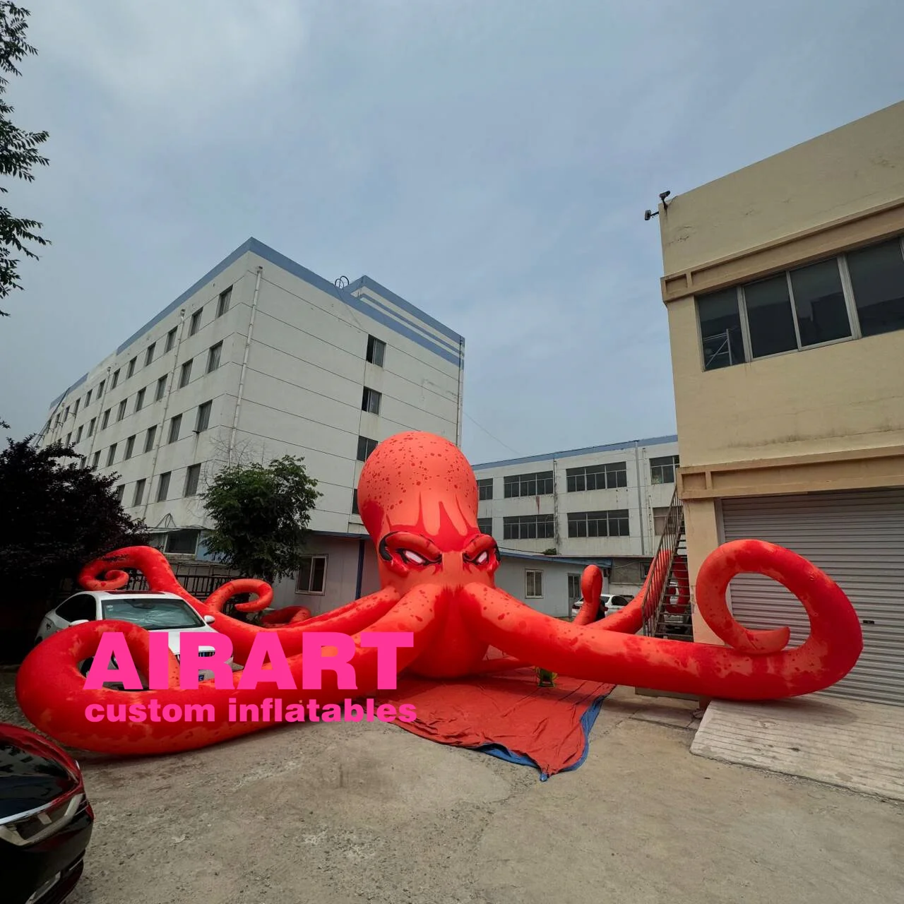 Escaping Octopus inflatable ocean mascot,giant inflatable jellyfish balloon