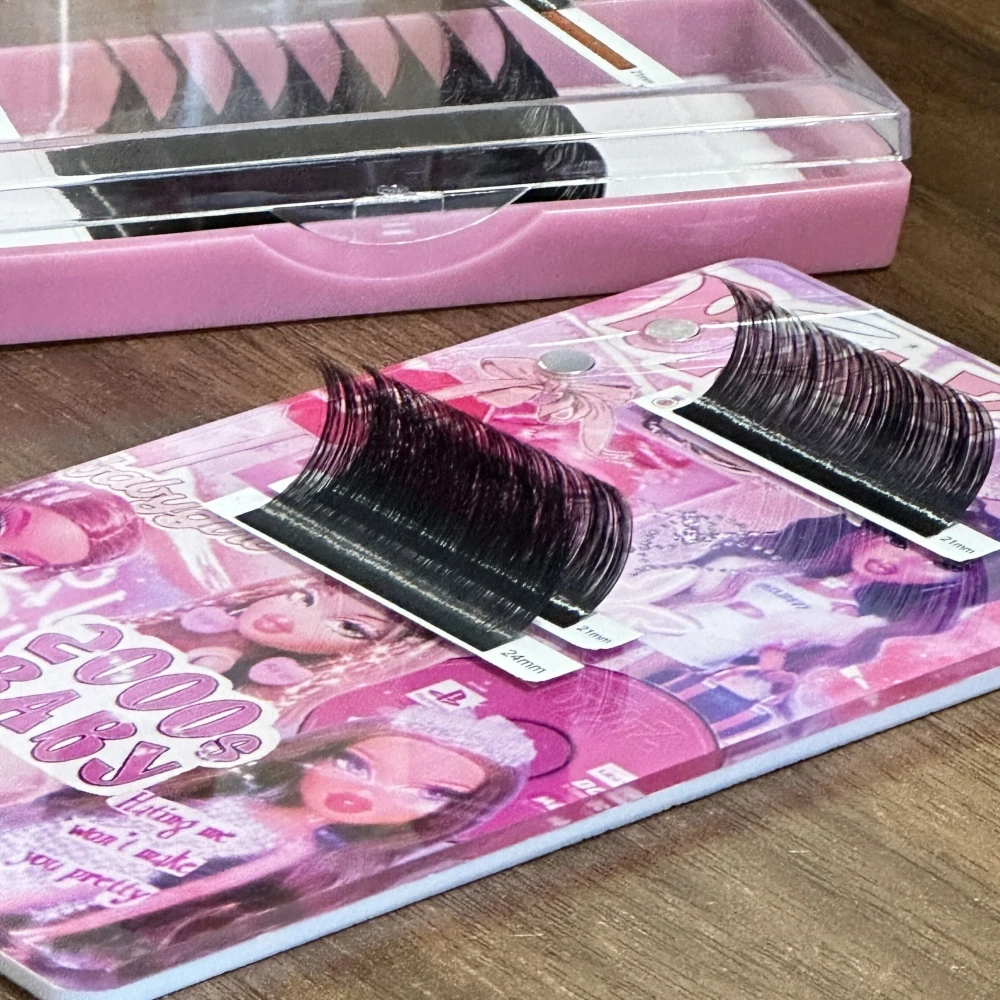 Private Label Eyelash Extension 8-25mm Lash Tray Wholesale Dark Matte Cashmere 0.03 05 07 Mega Volume Lash Extension Supplies