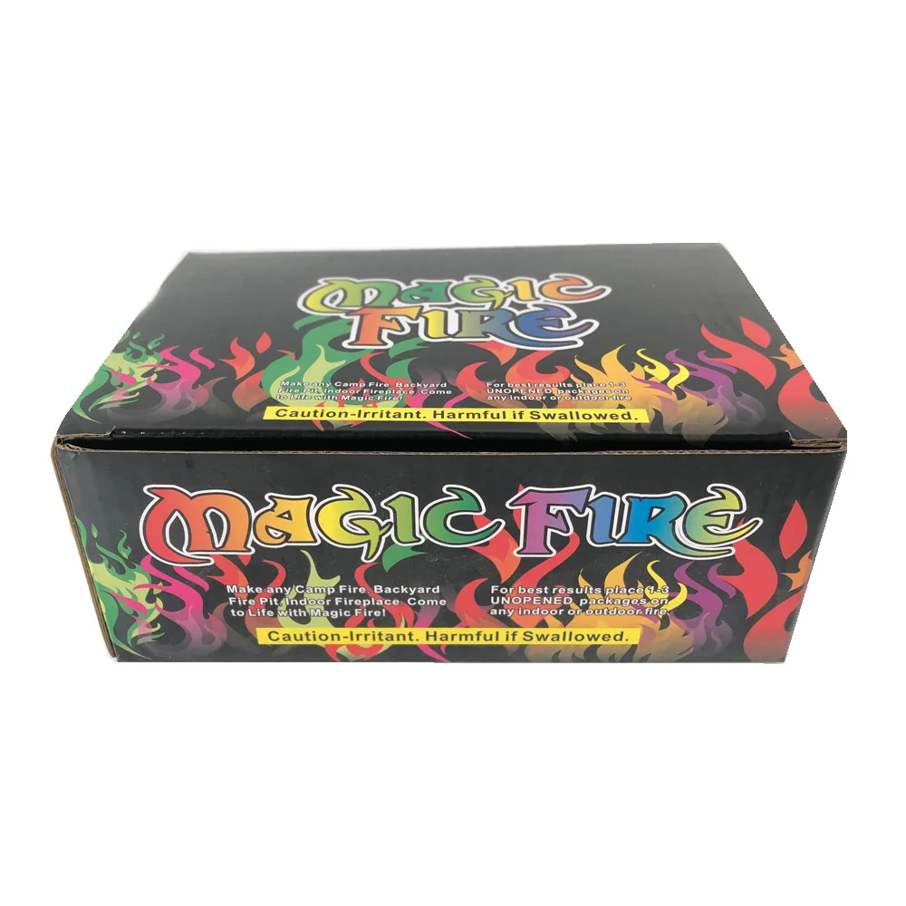 Outdoor Campfire Magic Flame Colorful Fire Powder Party Festive Fireplace Supplies