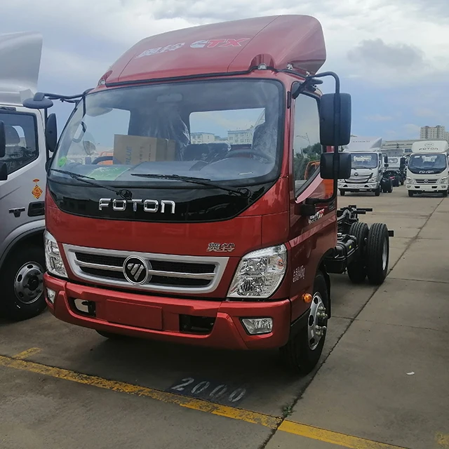 Foton Механическая Трансмиссия дизельный грузовик для продажи 4x4 с красным дизельным двигателем грузовой автомобиль