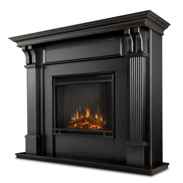 Hot Sales Modern Indoor Natural wooden Fireplace French Fireplace Mantel fireplace for living room