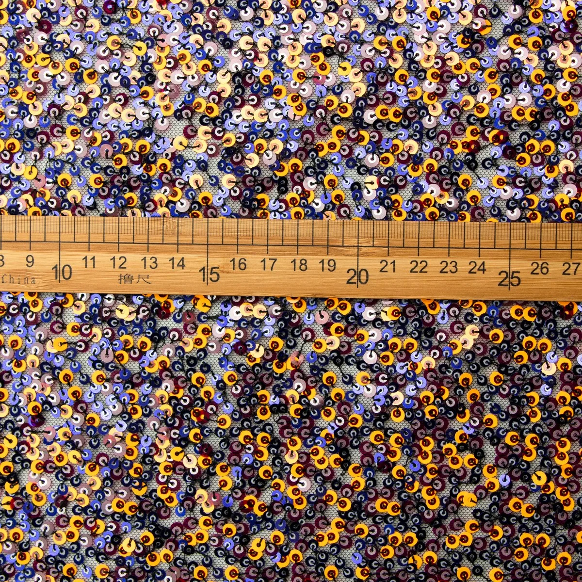 2021 New luxury customized changing multi color sequin textile fabric