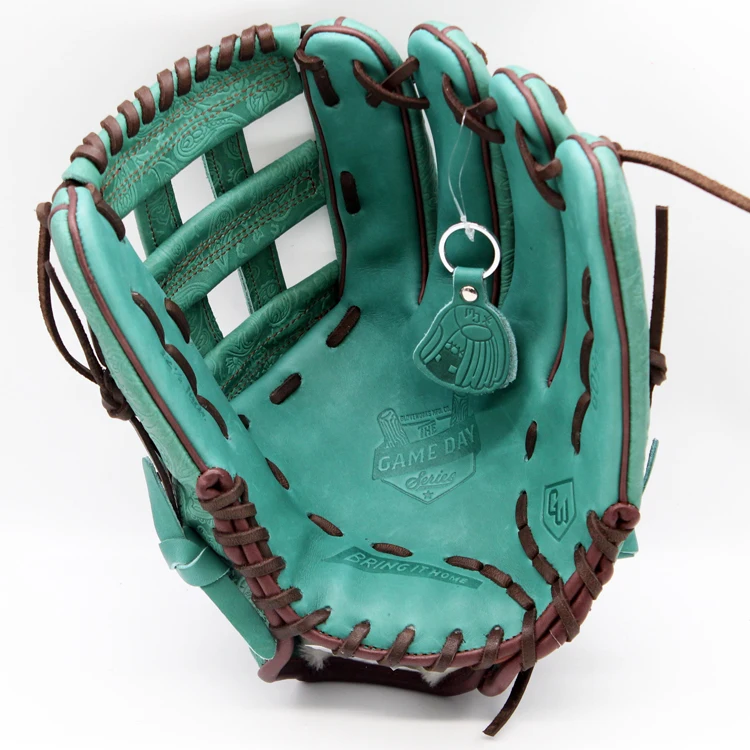 custom pattern leather baseball glove for fielder
