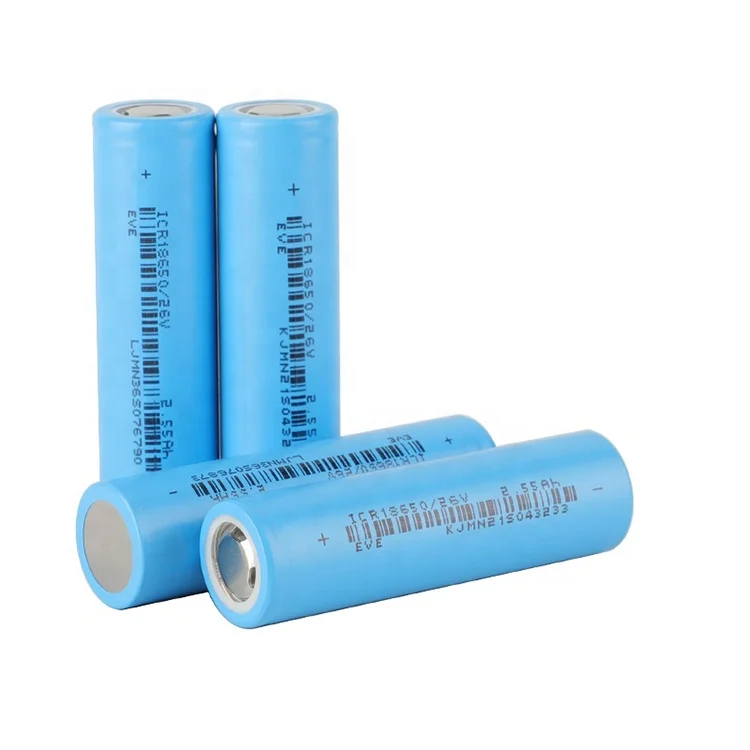 Grade A   18650 26v 2550mah 3.6v Ternary Lithium Battery For Electric bicycle