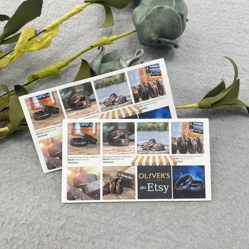 Custom Printing Product Introduction Paper Cards With Qr code Personalized Business Card Design Thank you Greeting Cards