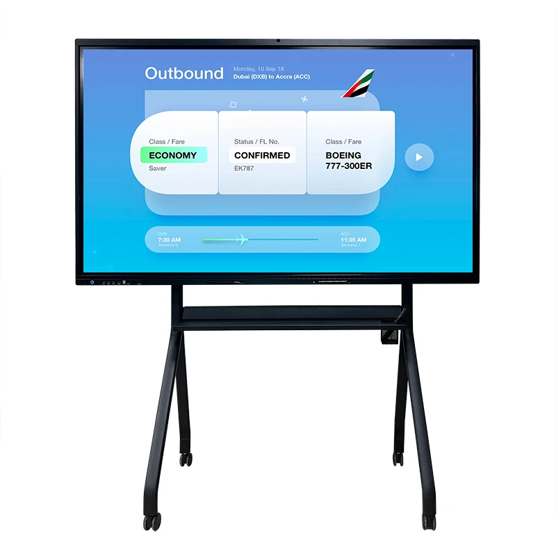 Interactive Digital Monitor for Meeting Touch Screen Display Whiteboard Smart Board