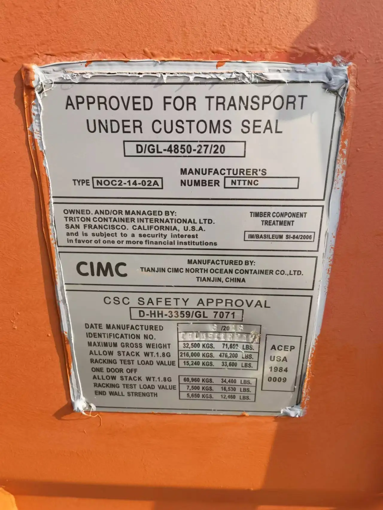 cargo container for sale in China SOC container 40ft hc used container