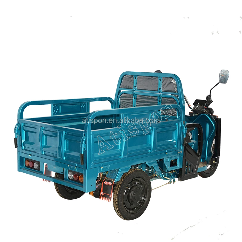 Atispon Factory Tricycles Scooter Three Wheel Cargo Tricycle  Gasoline Rickshaw High power Duty Electric Motorcycle