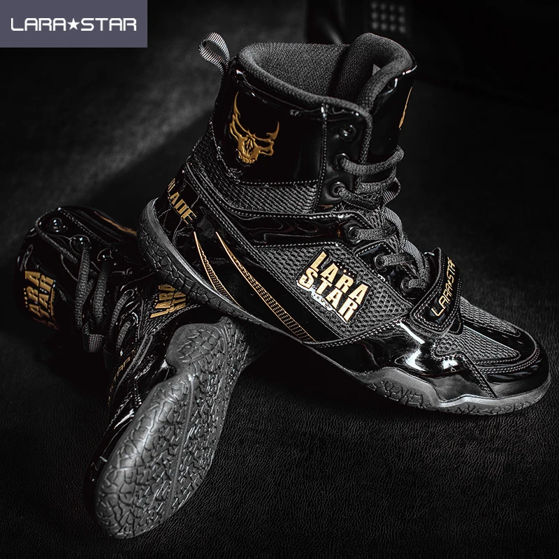 LS0014 Manufacture boxing shoes  Fashion  mma shoe gym Shoes for boxing sports