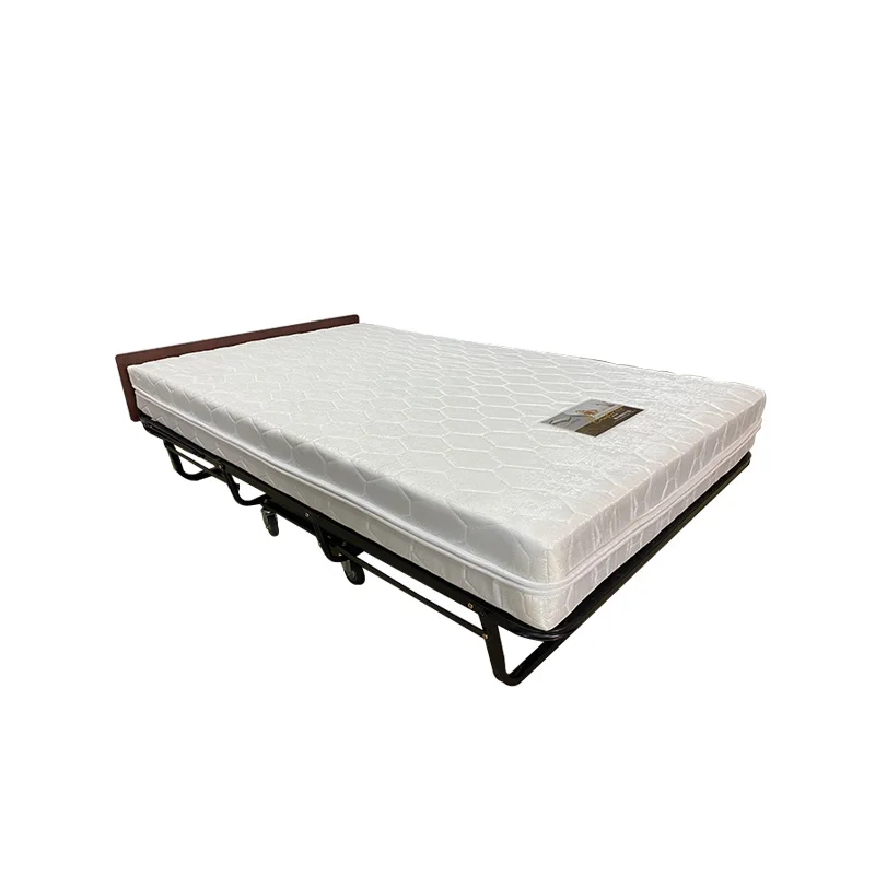 Hot Sale High Quality Hotel Modern Extra Single Bed With Mattress Hospital Office Portable Foldable Guest Folding Bed