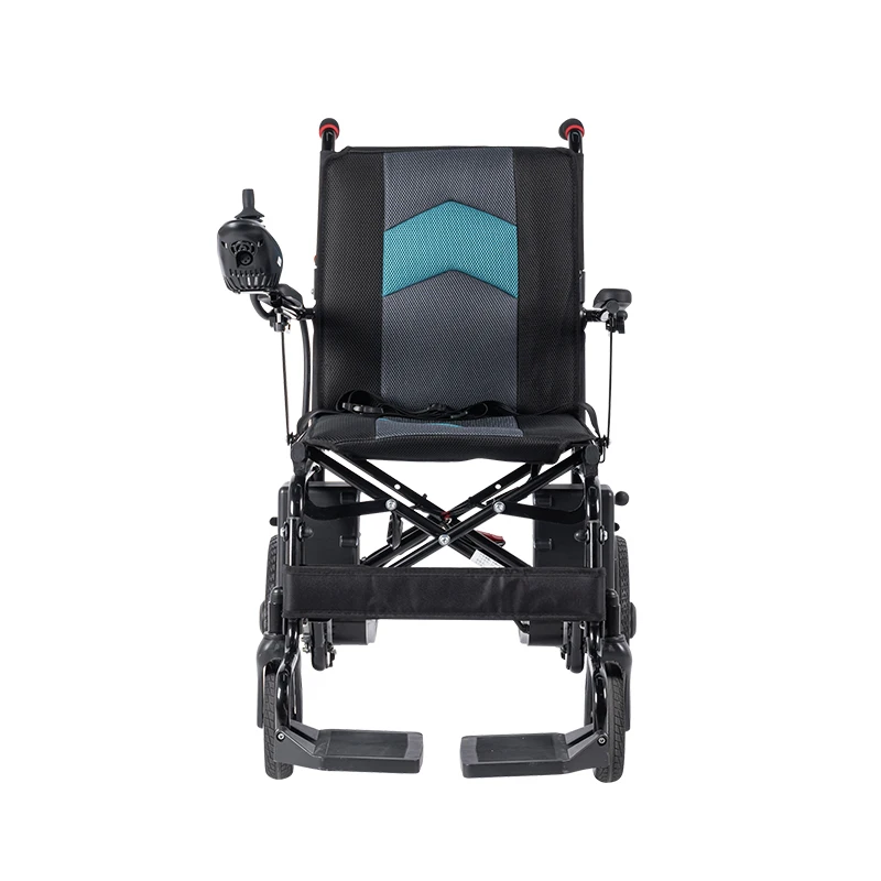 250W*2 Dual Big Motors Portable Folding Electric Stroller For Disabled People Battery Power Wheelchair With Anti-Tip Rollers
