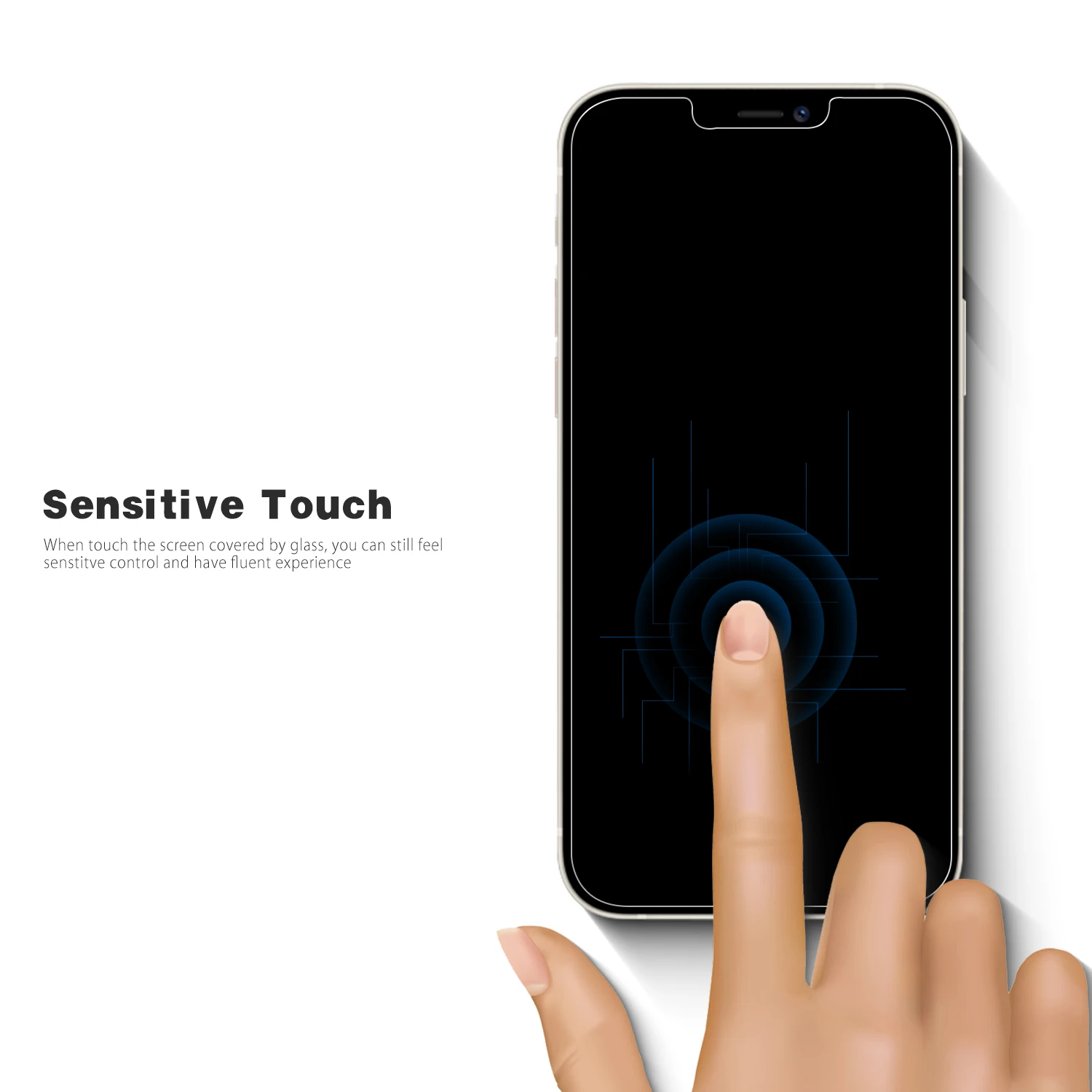 For iPhone 14 14 Pro 14 Pro max Tempered Glass Screen Protector 9H 2.5D 0.33mm Transparent Bubble Free Screen Protector Film
