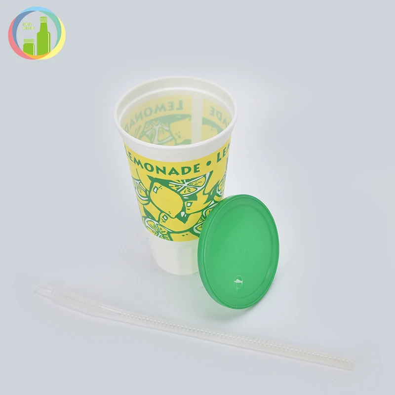 
Cartoon long drink cup plastic water bottle for school kids 
