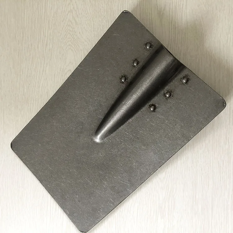 Hot selling pure steel natural color anisotropic steel spade