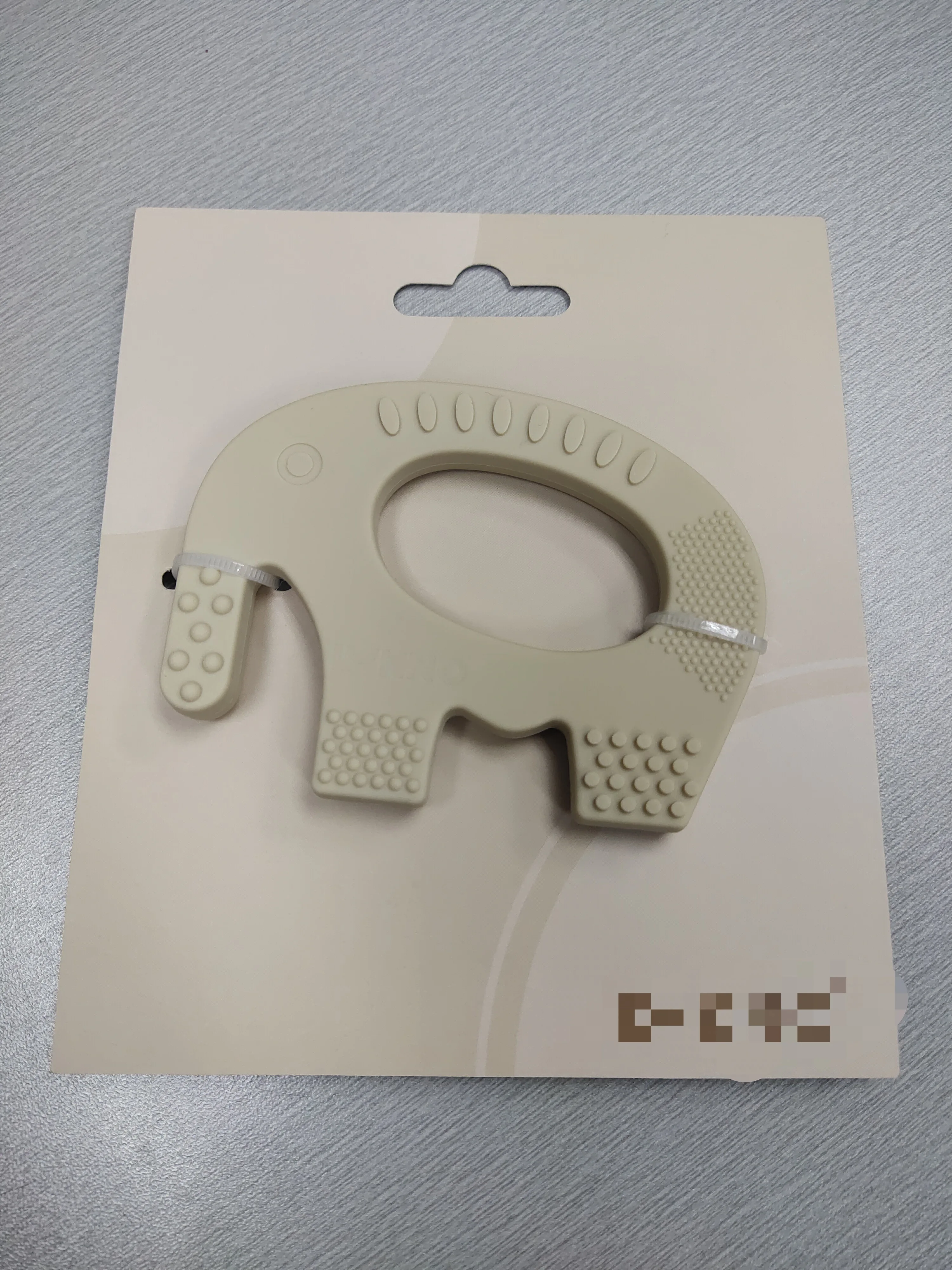 Soft and Highly Effective Elephant Teether, customized Baby Teething Toys